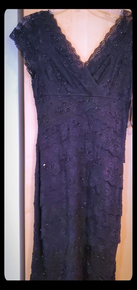 Black evening dress
